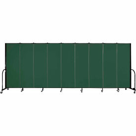 Portable Room Divider - 9 Panel - 6'H x 16'9"W - Mallard