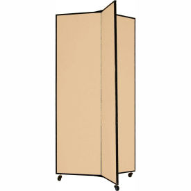 3 Panel Display Tower, 6'5"H, Fabric - Desert