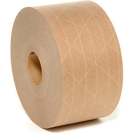 Medium Duty Reinforced Water Activated Kraft Tape 3" x 375' Tan