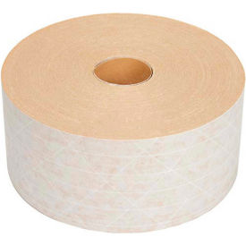 Light Duty Reinforced Water Activated Kraft Tape 3" x 375' White
