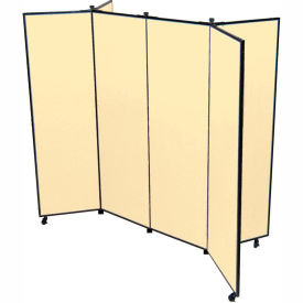6 Panel Display Tower, 5'9"H, Fabric - Desert