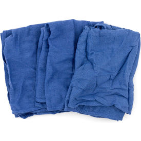 Reclaimed Surgical Huck Towels, 100% Cotton, Blue, 50 Lbs.