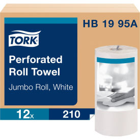 Universal Perforated Towel Roll, 2-Ply, 11"Wx9"L, White, 210/Roll, 12/Case.