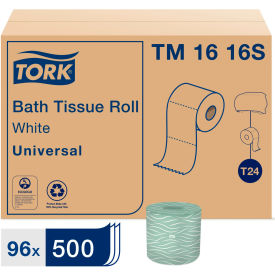 Universal Bath Tissue, 2-Ply, White, 4 x 3.75 Sheet, 500 Sheets/Roll, 96/Case