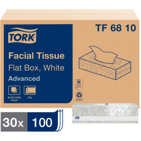 Advanced Extra Soft, 2-Ply Facial Tissue, White, 100/Box, 30/Case
