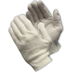 97-541 CleanTeam Heavy Weight Inspect Gloves, Cotton Lisle, Unhemmed, Women's