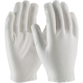 Heavy Weight Inspect Gloves, Cotton Lisle, Unhemmed, Men's