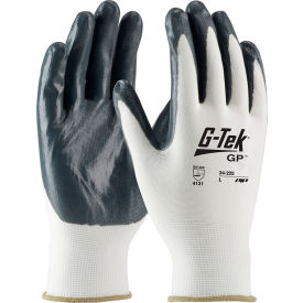 34-225/L G-Tek GP Nitrile Coated Nylon Glove, L, 12 Pairs