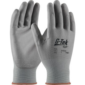 33-G125/XL General Duty Nylon Glove, Polyurethane Coated, Gray, XL