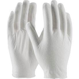 CleanTeam Jumbo Prem Lt Weight Inspect Gloves Cotton Lisle Unhemmed Men's
