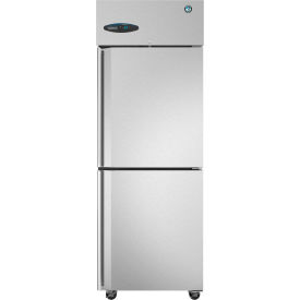 Refrigerator, Single Section Upright, Two Half Stainless Doors