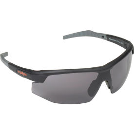 Skoll Safety Glasses, Anti-Fog, Smoke Lens, Black Frame, 59033