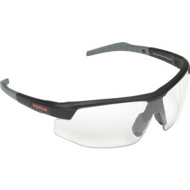 Skoll Safety Glasses, Anti-Fog, Clear Lens, Black Frame, 59003