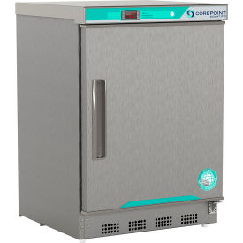 White Diamond Built-In Undercounter Freezer, 4.2 CuFt, Stainless Steel Door/Right Hinged