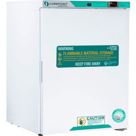 White Diamond Series Undercounter Flammable Storage Freezer, 4 Cu.Ft.