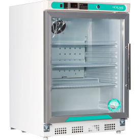 White Diamond Series Built-In Undercounter Refrigerator, Glass Door/Left Hinged