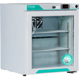 White Diamond Series Countertop Refrigerator, Glass Door/Right Hinged, 1 Cu.Ft.