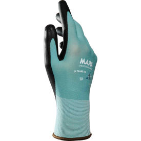 Ultrane 510 Polymer Coated Gloves, Knit Wrist Liner, Green, 1 Pair, Size 7, 34510007