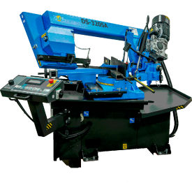 Dual Miter Semi-Automatic Horizontal Band Saw - 11.75" x 12.5" Machine Capacity