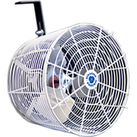 12" Circulation Fan with Galvanized Guard, Cord and Mount 1/10 HP, 1470 CFM, 115/230V