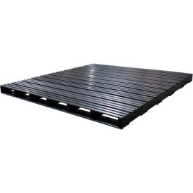 California King Size Open Deck Pallet, 2-Way, 84"x72", 1500Lb Stat Cap