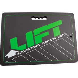 Kneeling Mat, 20-1/2" x 14", Black/Green
