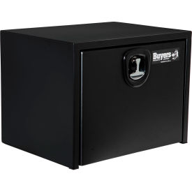 Steel Underbody Truck Box W/ 3-Point Latch - Textured Matte Black 24x24x30