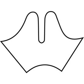 Classic Soft Precut Gauntlet Thumb Post Splint, 1/16" Micro Perforated, Medium
