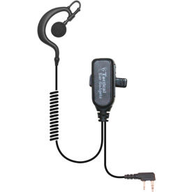 The Falcon Lapel Microphone With Soft Ear Hook for Kenwood Radios, EP301