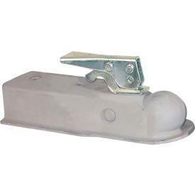 Buyers Products Straight Tongue Coupler w/ 2" Ball, 2-1/2" Channel, No Holes, Primer