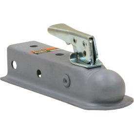 Straight Tongue Coupler w/ 2" Ball, 2" Channel