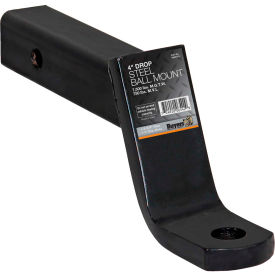 2" Ball Mount w/ 4" Drop x 10" Long Tube