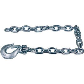 35" Class 4 Trailer Safety Chain w/ 1-Clevis Style Slip Hook-43 Proof