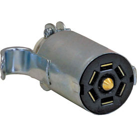 7-Way Stamped Zinc Trailer Connector - Trailer Side