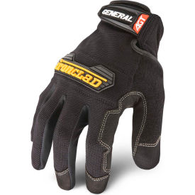General Utility Spandex Gloves, 1 Pair, Black, XL