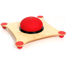 JumpStep Balance Board, Birch Wood with Red Balls