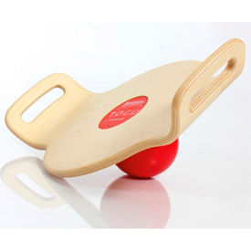 Balance Board, Birch Wood with Red Balls