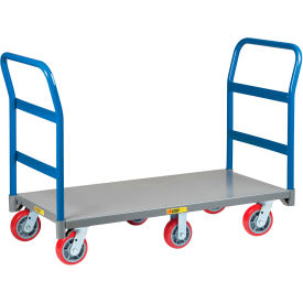6-Wheel Platform Truck - 36 x 72 - 2 Handle - 3600 Lb. Capacity