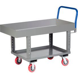 Work Height Platform Truck with 6" Deep Deck 30 x 60 Adj. Height