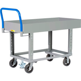 Work Height Platform Truck with 6" Deep Deck 30 x 60 Adjustable Height