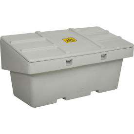Lockable Outdoor Storage Container, 72"Lx36"Wx36"H, 36 Cu. Ft., Gray