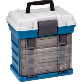 Drawer Rack System (1) L (4) S Boxes, 13-5/16"L x 10"W x 13-11/16"H Blue/Silver