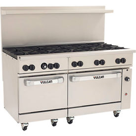 Vulcan 60SS-10BP, 2 Standard Ovens, Propane, S/S, 10 Burners