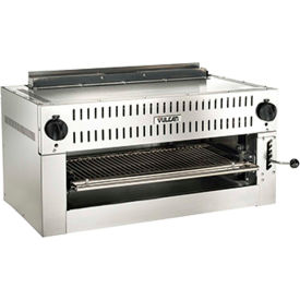 36 Inch Heavy Duty Salamander Broiler, Propane, Stainless Steel, 6 Bar Type Burners