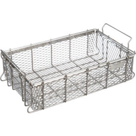 Material Handling Basket 21"L x 13-1/4"W x 5-7/16"H - 0.5" Wire - Stainless Steel