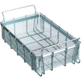 Material Handling Basket 21"L x 13-1/4"W x 5-7/16"H - 0.25" Wire - Plain Steel