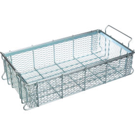Material Handling Basket 24"L x 13-1/4"W x 5-7/16"H Plain Steel - Price Each for Qty 5+