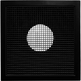 Stratus Plastic Return Filter Grille, 12" Duct, T-grid, Black
