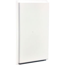 Square Ceiling Vent Air Diverter, for 2' x 2' T-Grid Diffusers, White