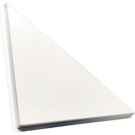 Triangle Ceiling Vent Air Diverter, for 2' x 2' T-Grid Diffusers, White
